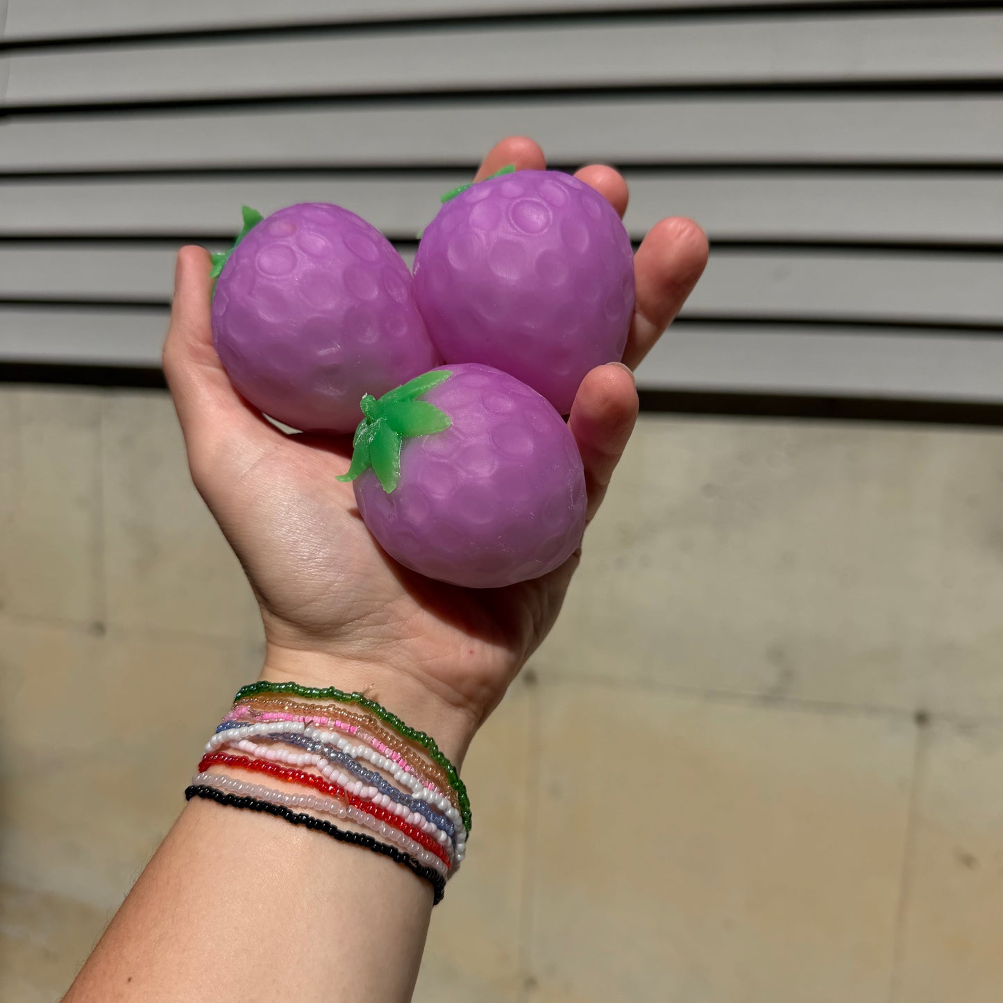 Squishy Toy - Sunlight Color Changing Strawberry, Smaller