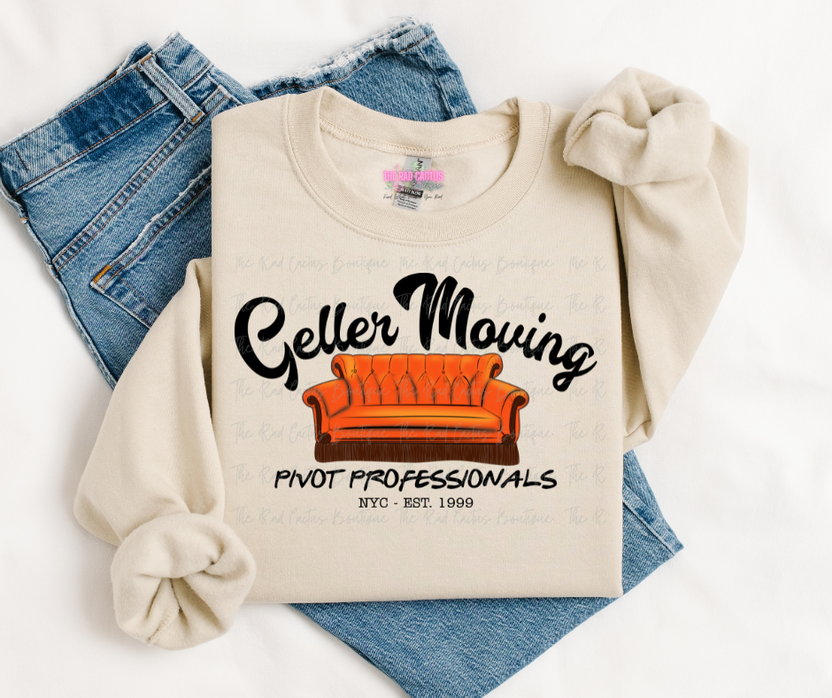 Black Ink Pivot Moving Co. Graphic Tee or Crewneck Sweatshirt
