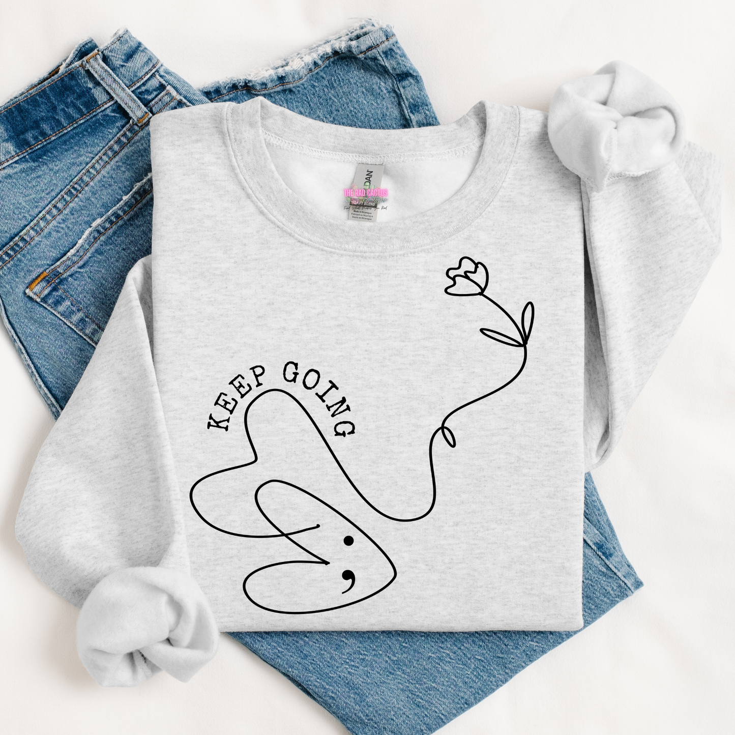 Keep Going Graphic Tee or Crewneck Sweatshirt
