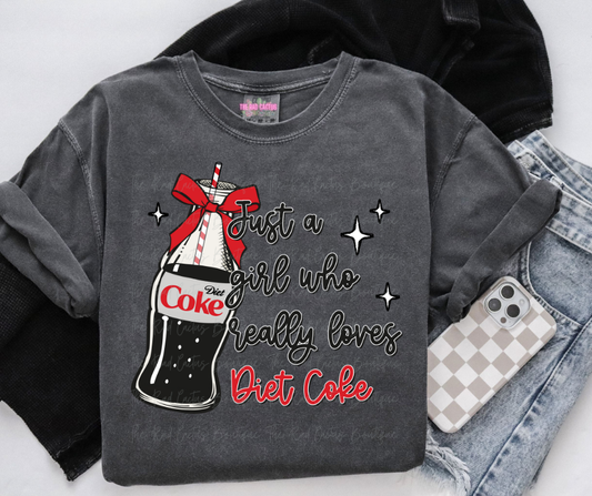 Girl Who Really Loves DC Graphic Tee or Crewneck Sweatshirt
