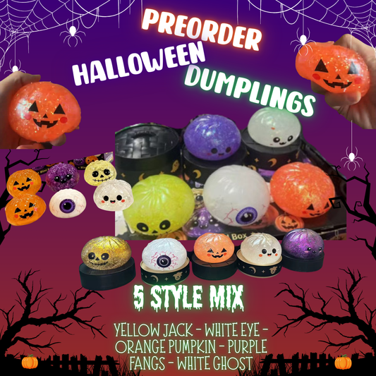 Squishy Toy - Halloween Dumpling, 5 Style - PREORDER ends 7/12