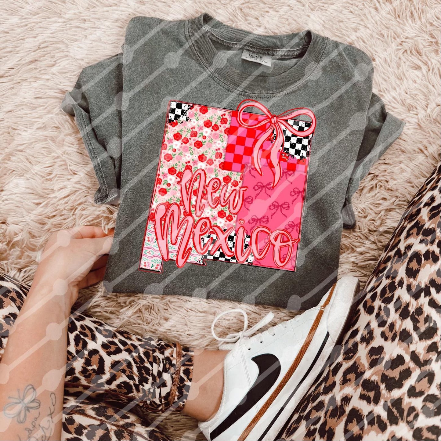 New Mexico Patchwork Tee/Sweatshirt