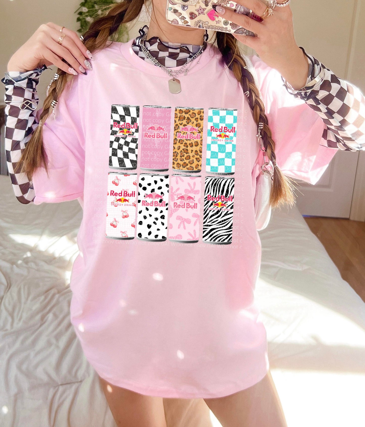 Preppy RedB Collage Tee/Sweatshirt