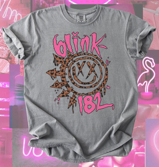 Leopard & Hot Pink Blink Tee/Sweatshirt