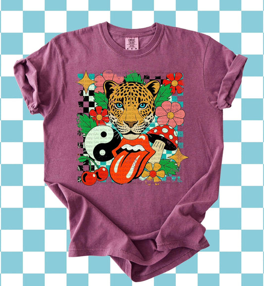 Tiger Groovy Collage Tee/Sweatshirt