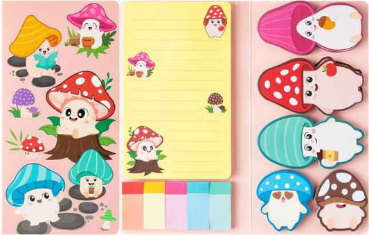 Sticky Note Booklet Set - Mushrooms - PREORDER 6/21-6/24