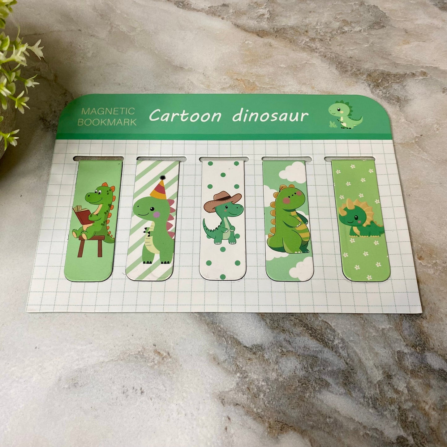 Bookmark - Magnetic, Dinosaur - PREORDER 6/8-6/11