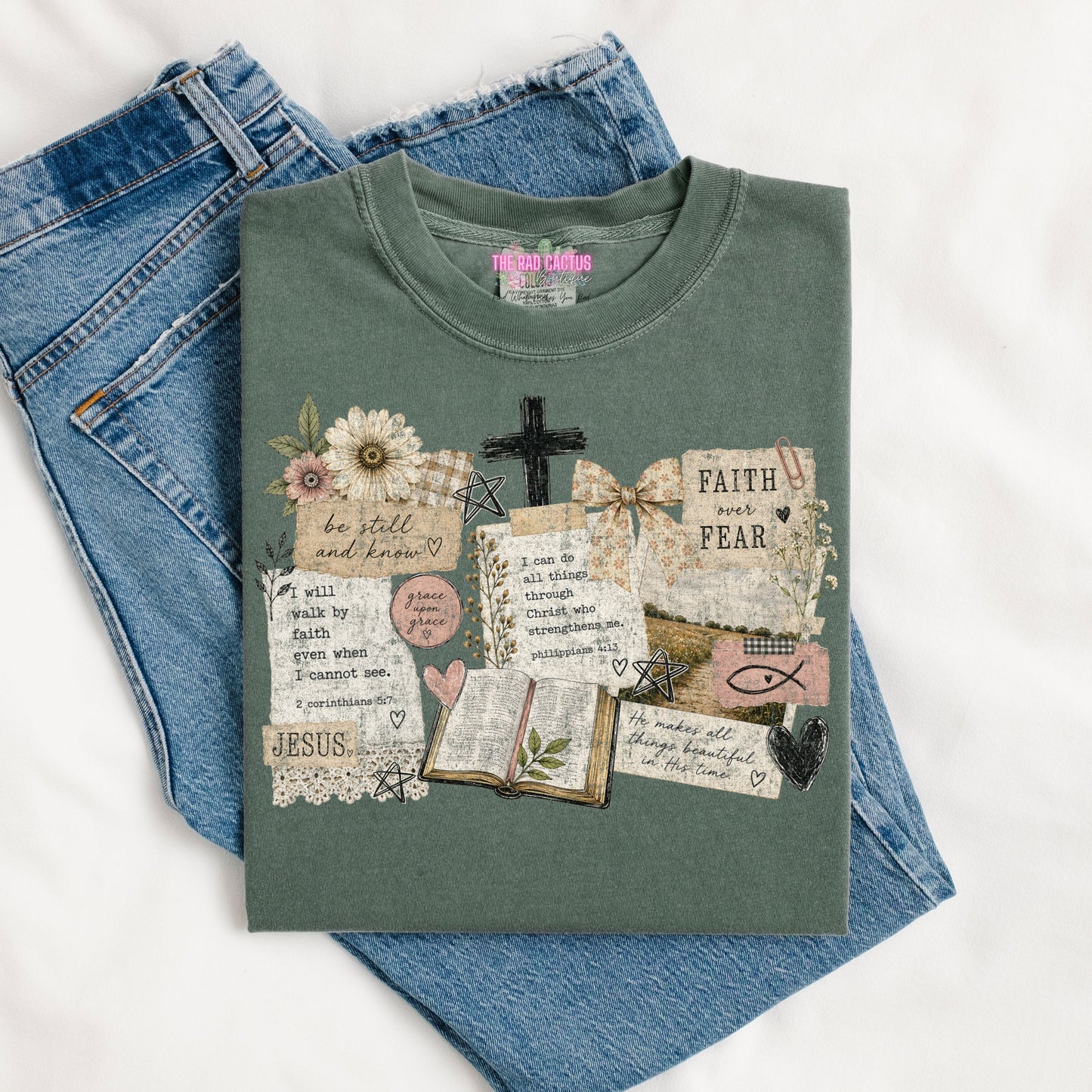 Faith Over Fear Graphic Tee or Crewneck Sweatshirt