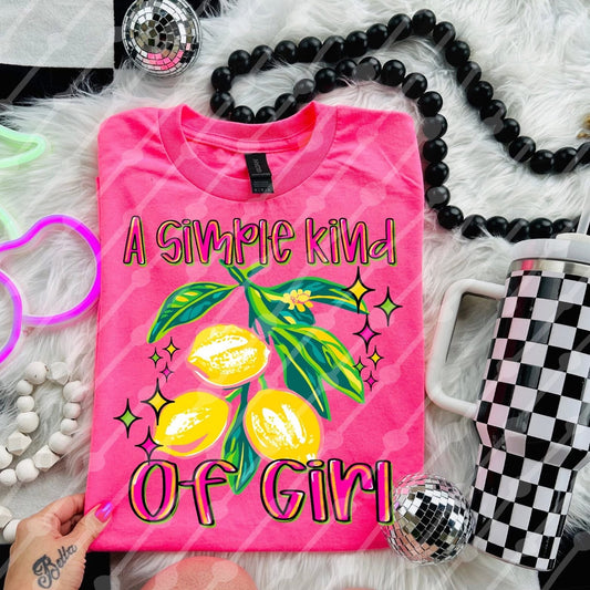 A Simple Kind of Girl Lemon Tee/Sweatshirt
