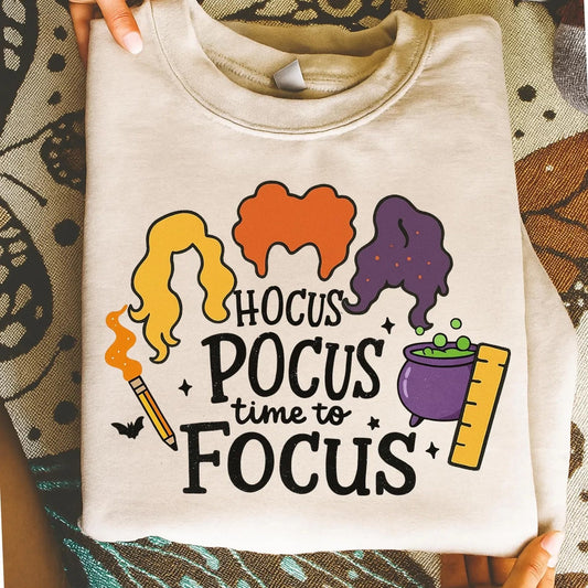 Hocus Time To Focus Tee/Sweatshirt