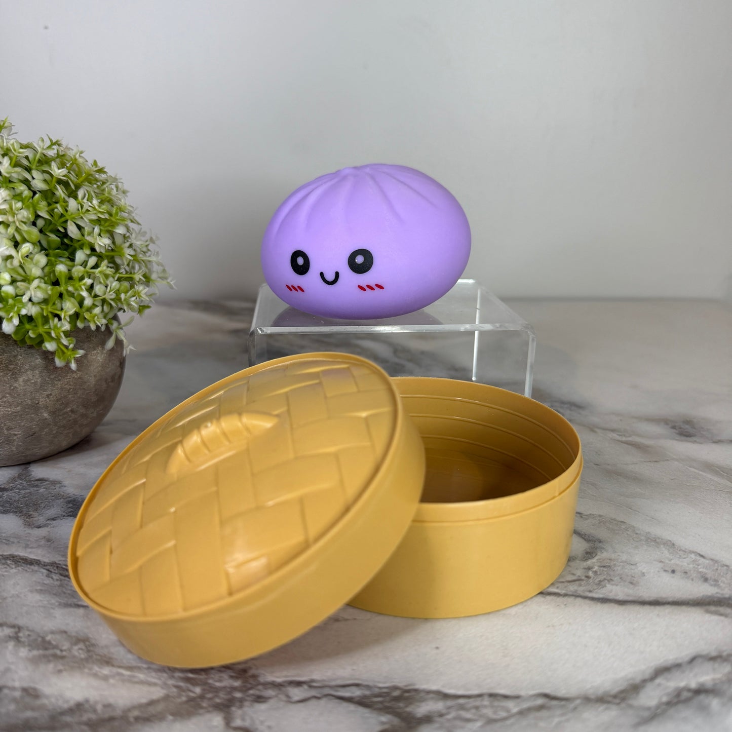 Squishy Toy - Viral Dumpling, Solid Purple
