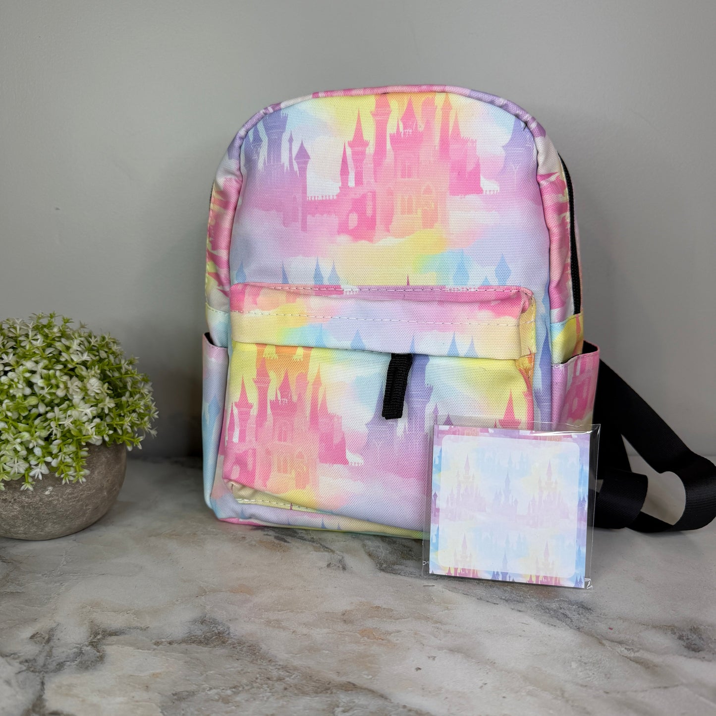 Mini Backpack - Pastel Castle - PREORDER