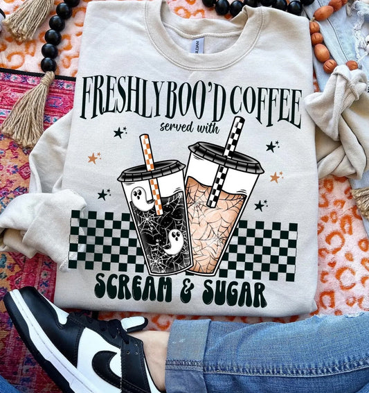 Freshly Booed Coffee  Tee/Sweatshirt