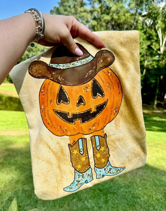 Cowboy Pumpkin Tee/Sweatshirt