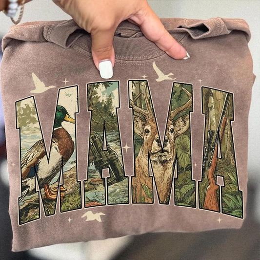 Mama Deer Camo, Hunting Tee/Sweatshirt