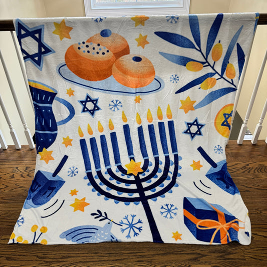 Blanket - Hanukkah Holiday - PREORDER ENDS 10/10