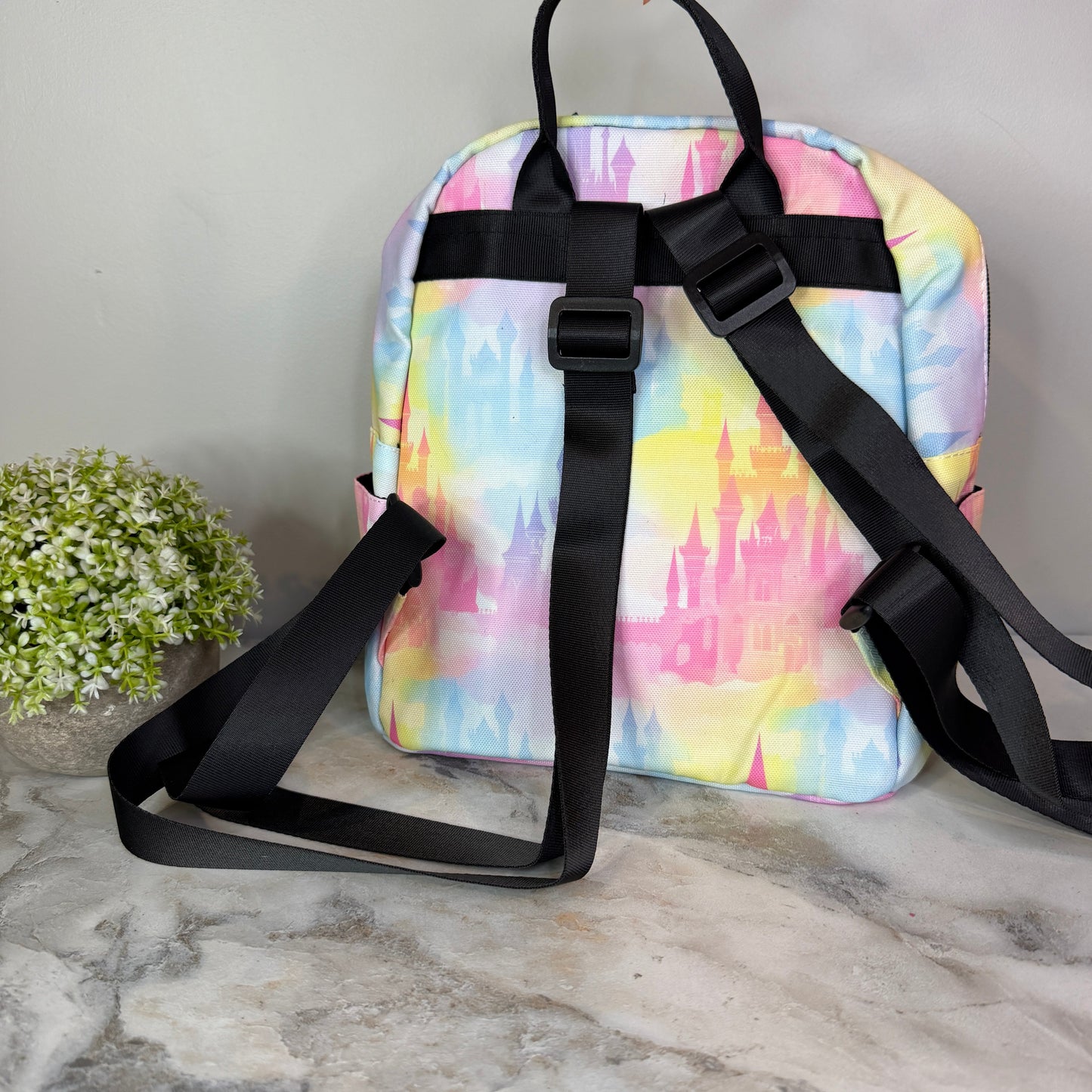 Mini Backpack - Pastel Castle - PREORDER