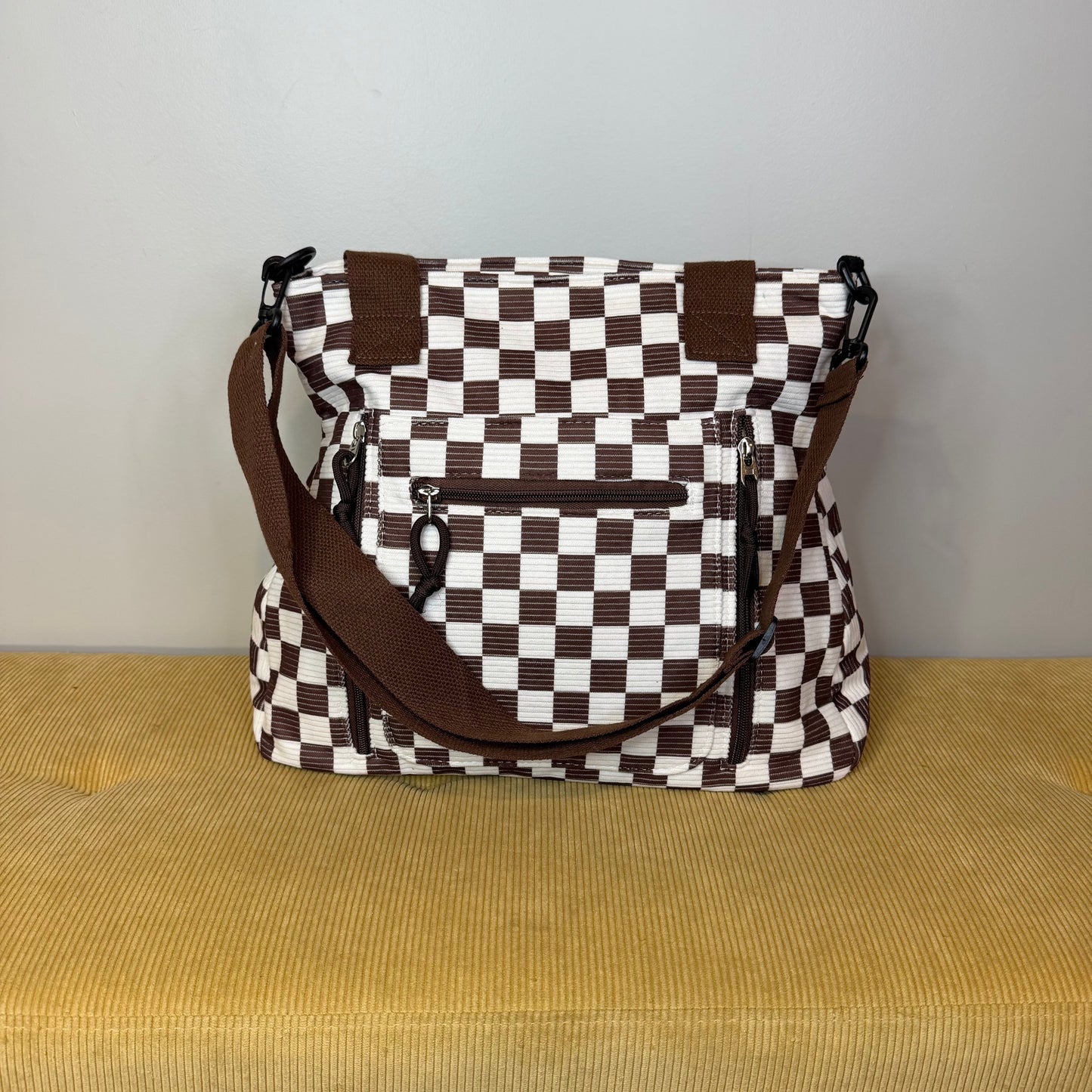 Caitlin Handbag - Corduroy Checker - PREORDER 3/4-3/7