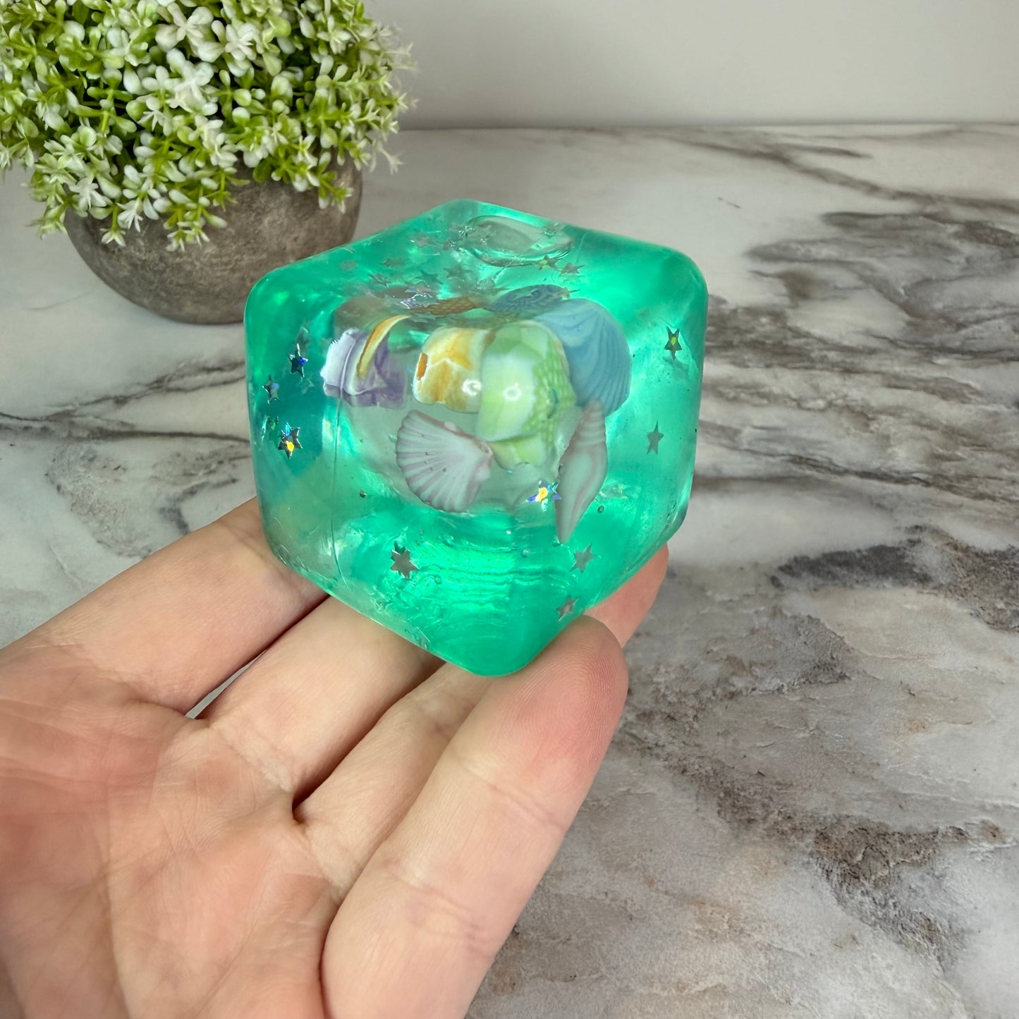 Ice Cube Squishy Toy - Under The Sea