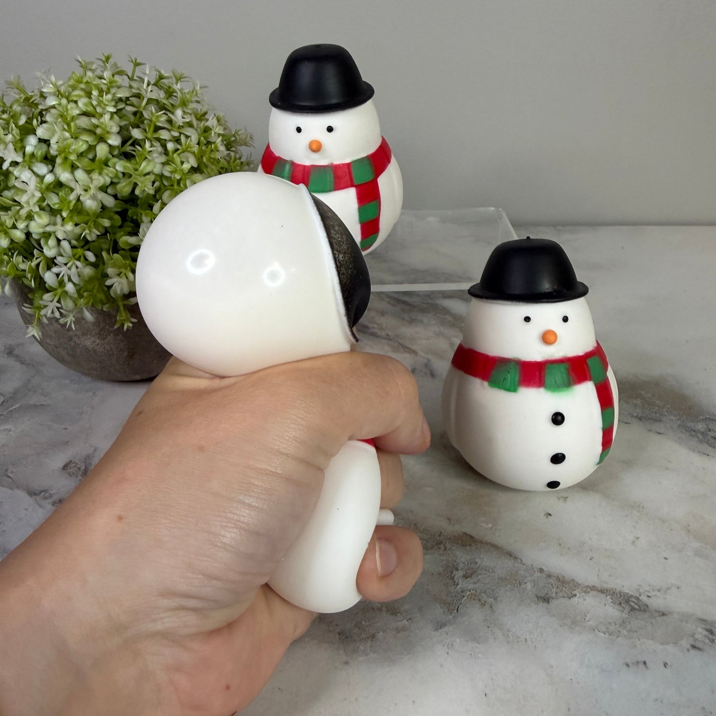 Squishy Toy - Marshmallow Snowman