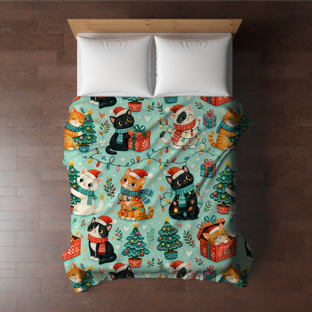 Blanket Christmas #38 - Cats and Lights - PREORDER