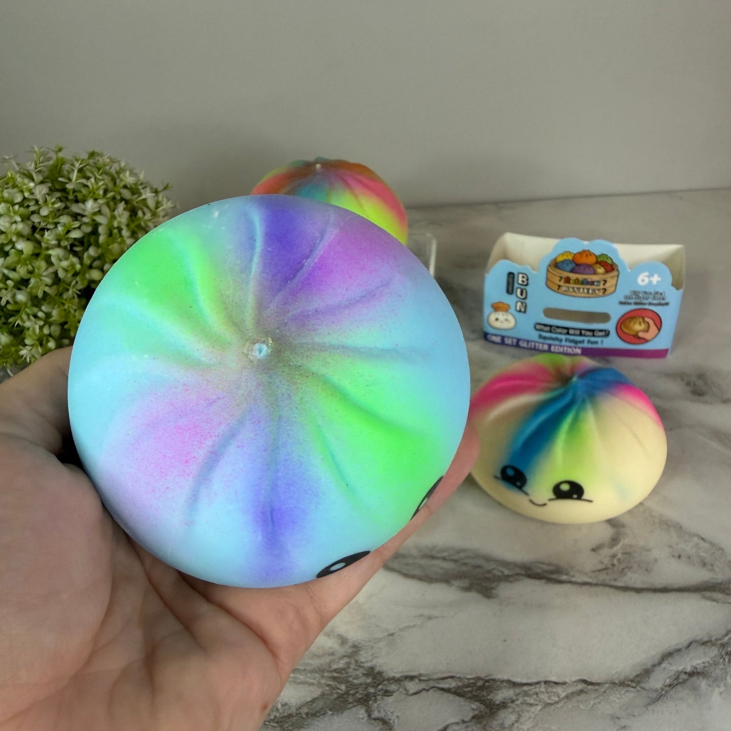 Squishy Toy - Viral Dumpling, Multi Color + New Face