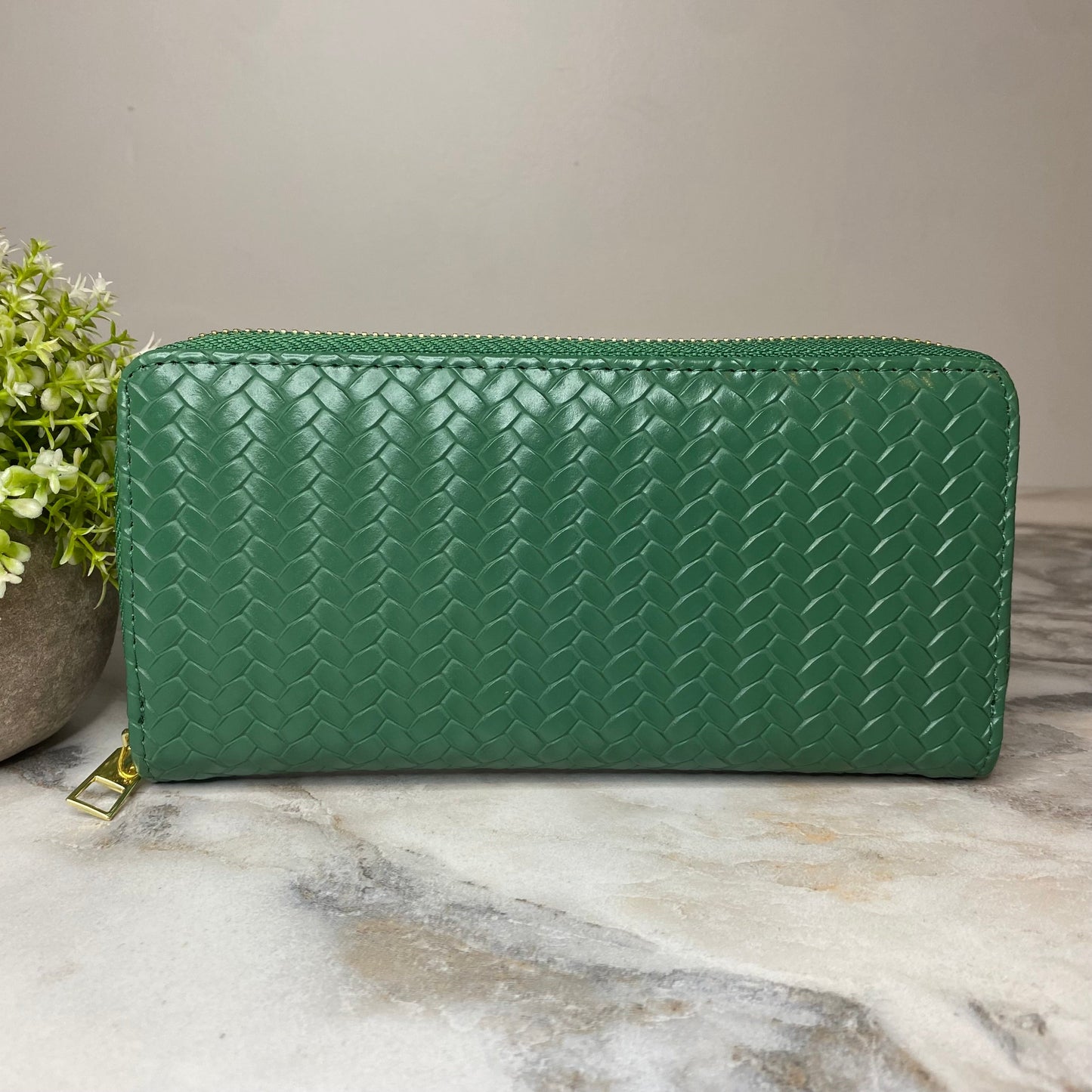 Wallet - Faux Leather - Woven - PREORDER 7/16-7/19
