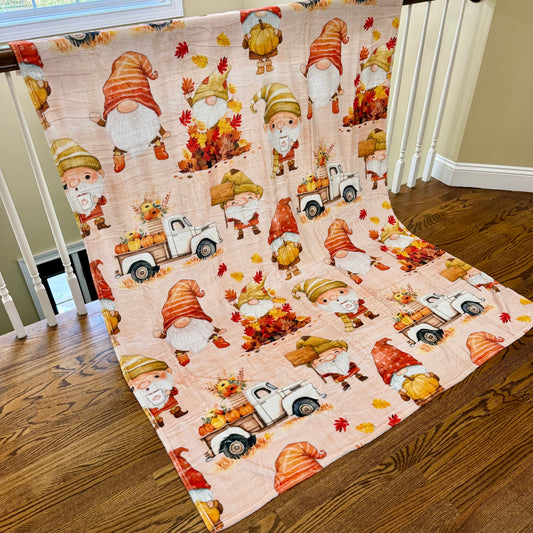 Blanket Halloween #32 - Fall Gnomes - PREORDER ends 7/25