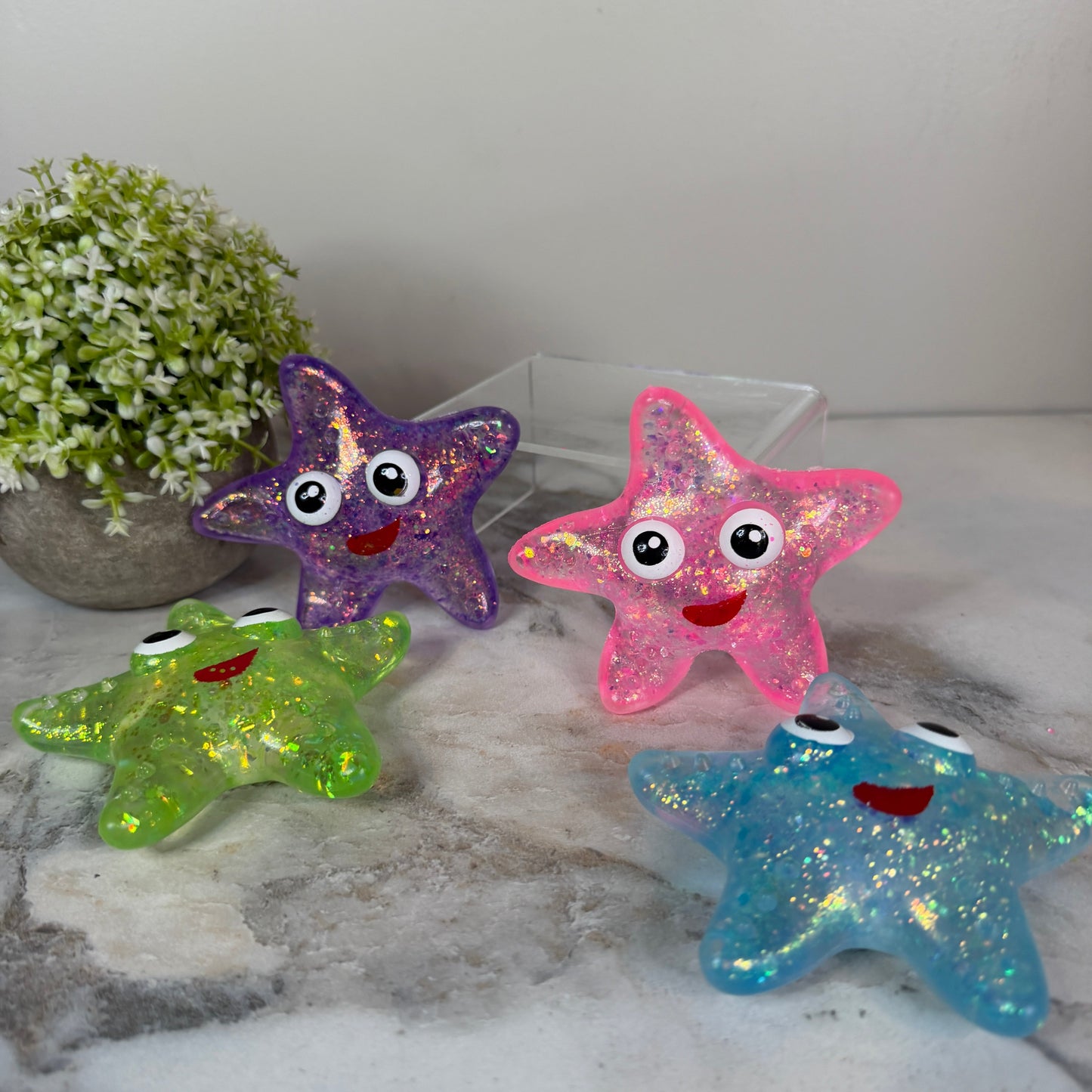Squishy Toy - Glitter Starfish - PREORDER