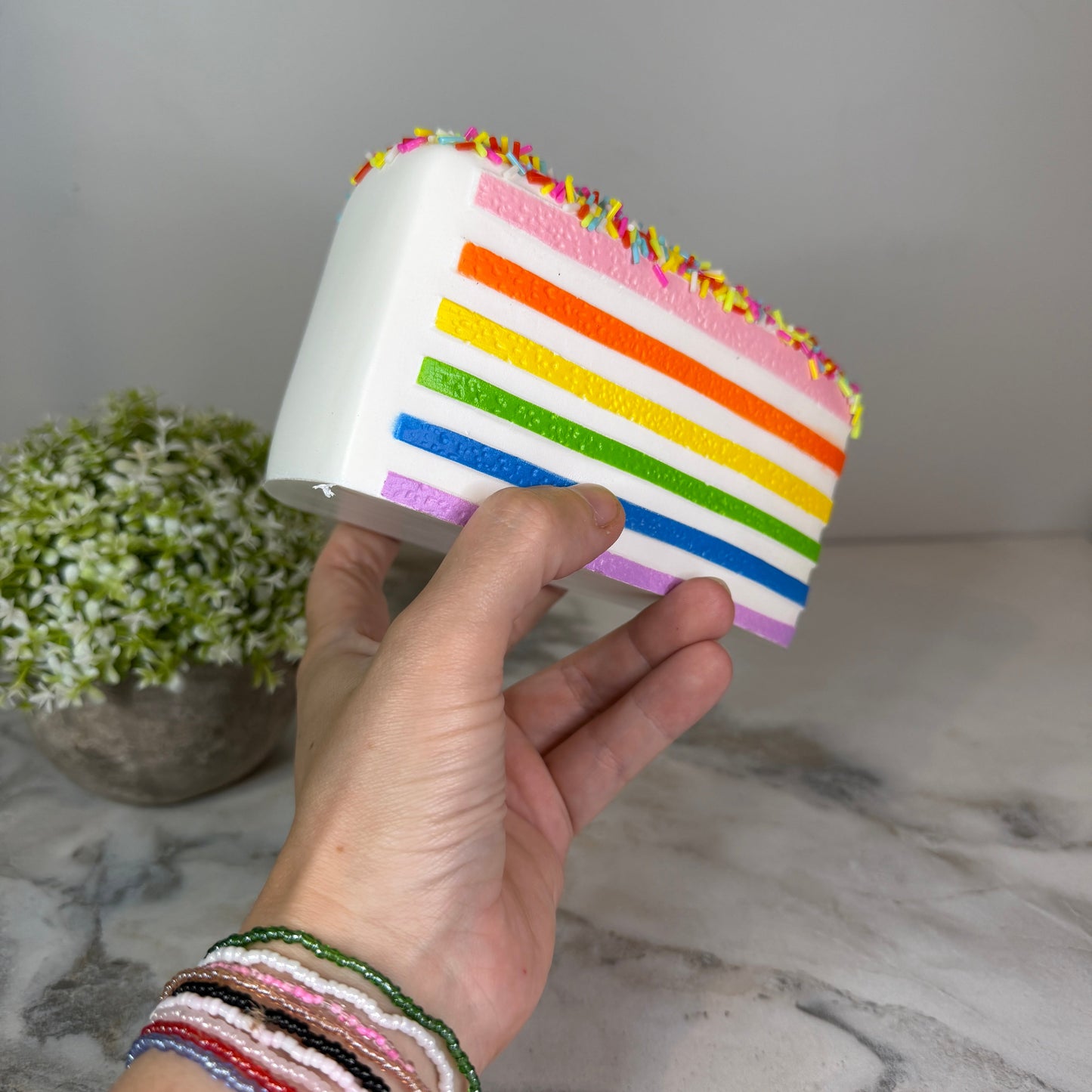 Stress Squishy Toy - Cake - PREORDER