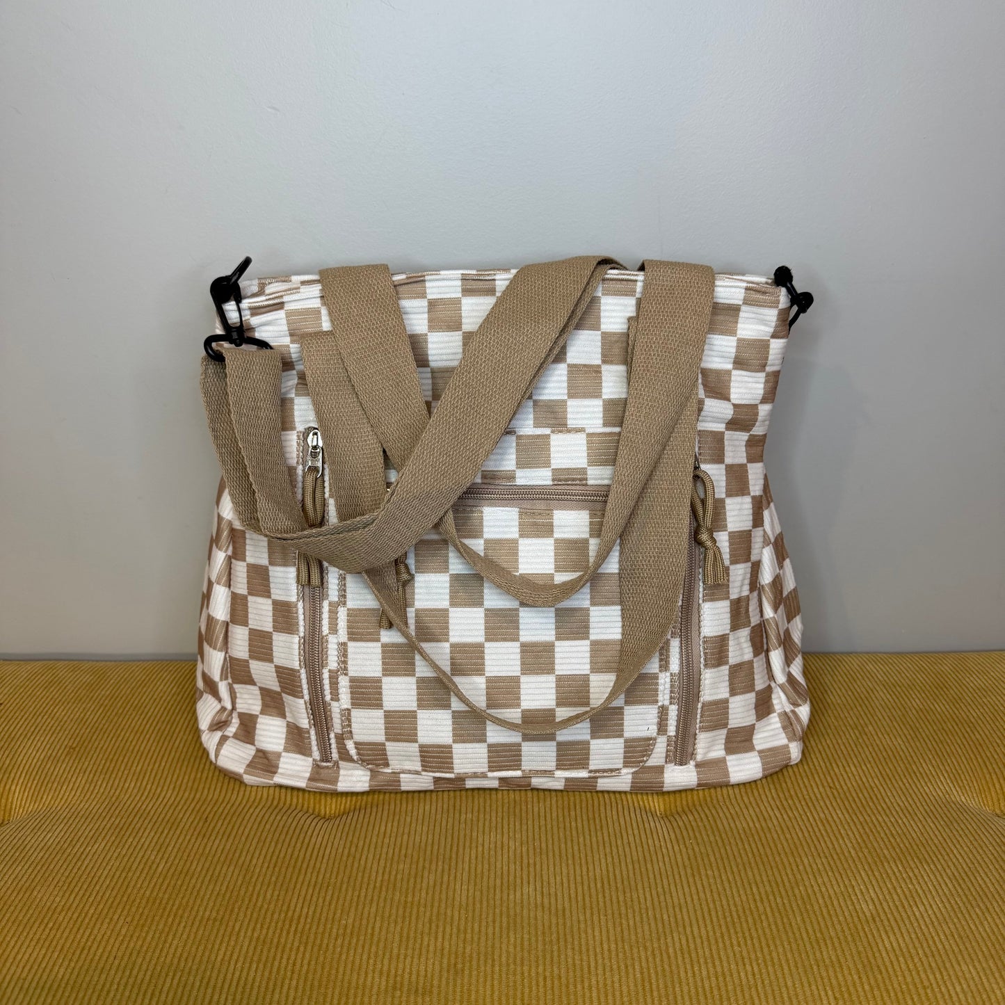 Caitlin Handbag - Corduroy Checker - PREORDER 3/4-3/7