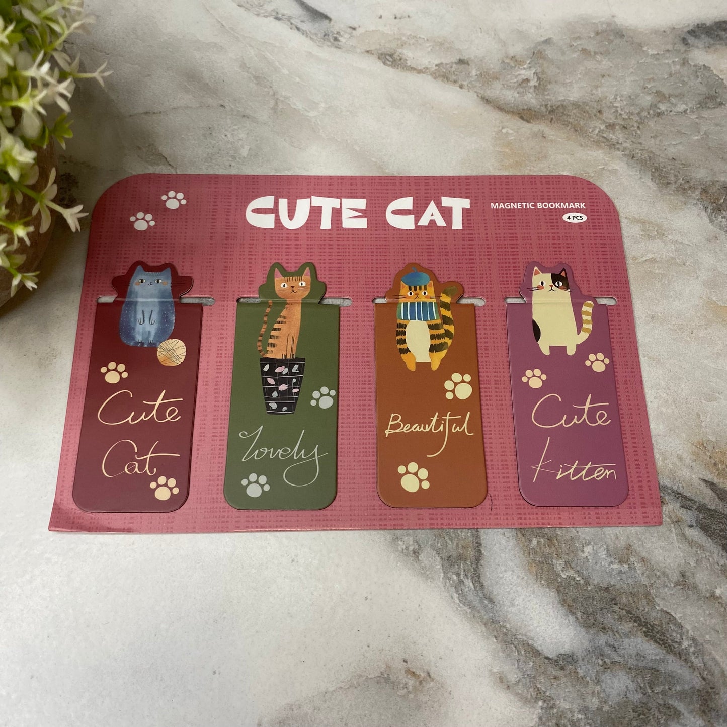 Bookmark - Magnetic, Cute Cat - PREORDER 6/8-6/11