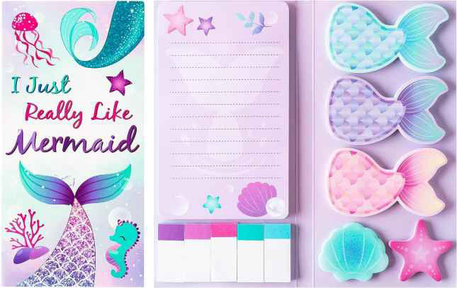 Sticky Note Booklet Set - Mermaid - PREORDER 6/21-6/24