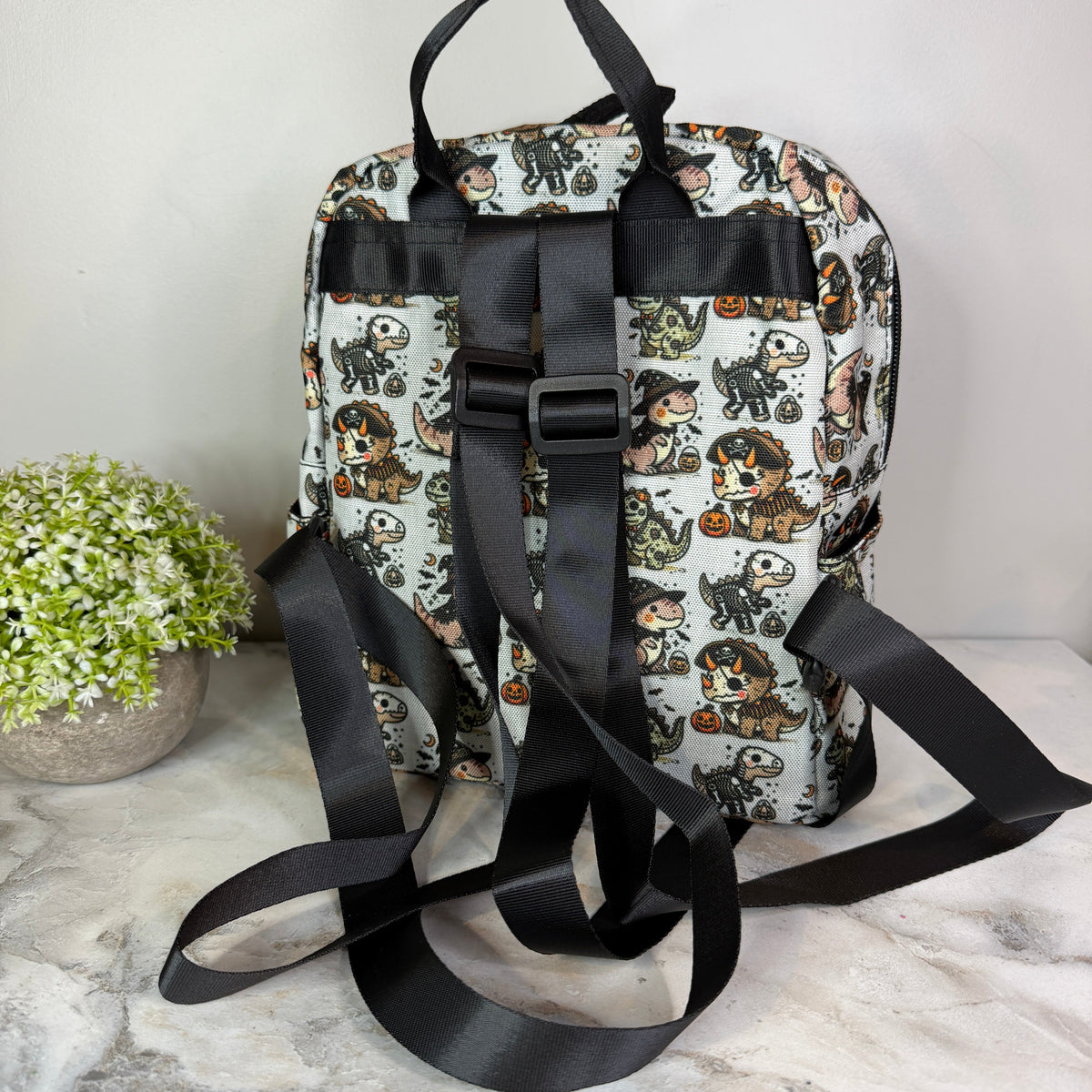 Mini Backpack - Halloween - Dino Trick or Treat - PREORDER