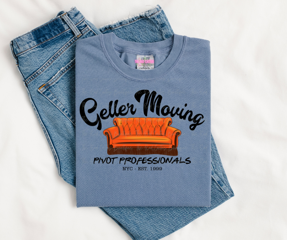 Black Ink Pivot Moving Co. Graphic Tee or Crewneck Sweatshirt