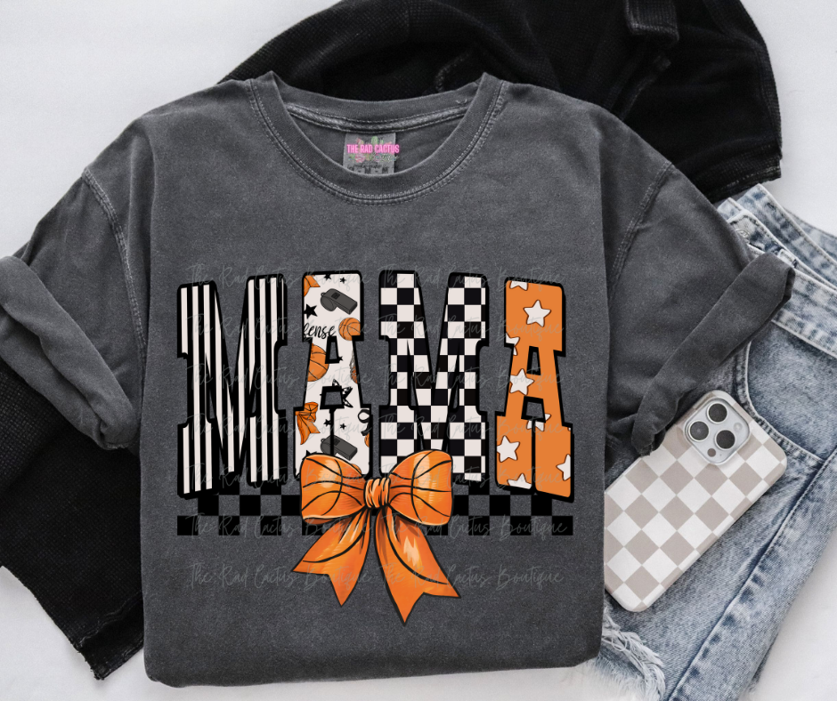 Basketball Mama Graphic Tee or Crewneck Sweatshirt