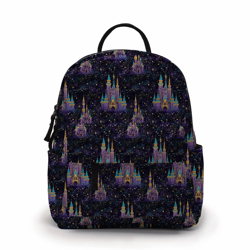 Mini Backpack - Purple Galaxy Castle - PREORDER