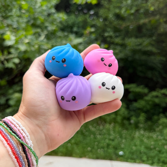 Squishy Toy - Mini Dumpling, Solid