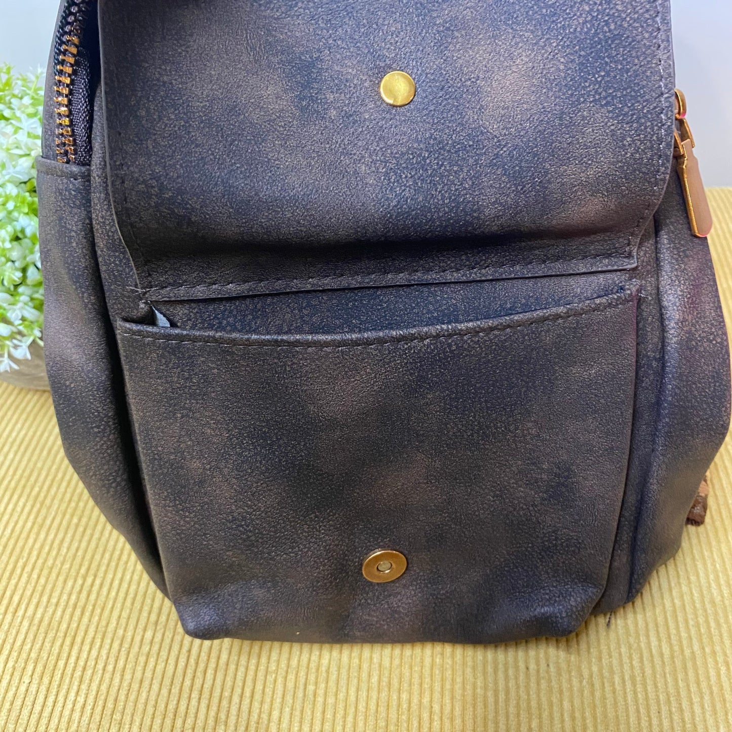 Faux Leather Sling Bag