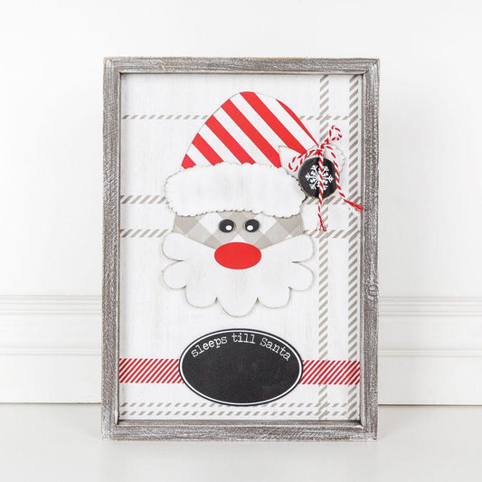 Cute Christmas Countdown Wooden Signs