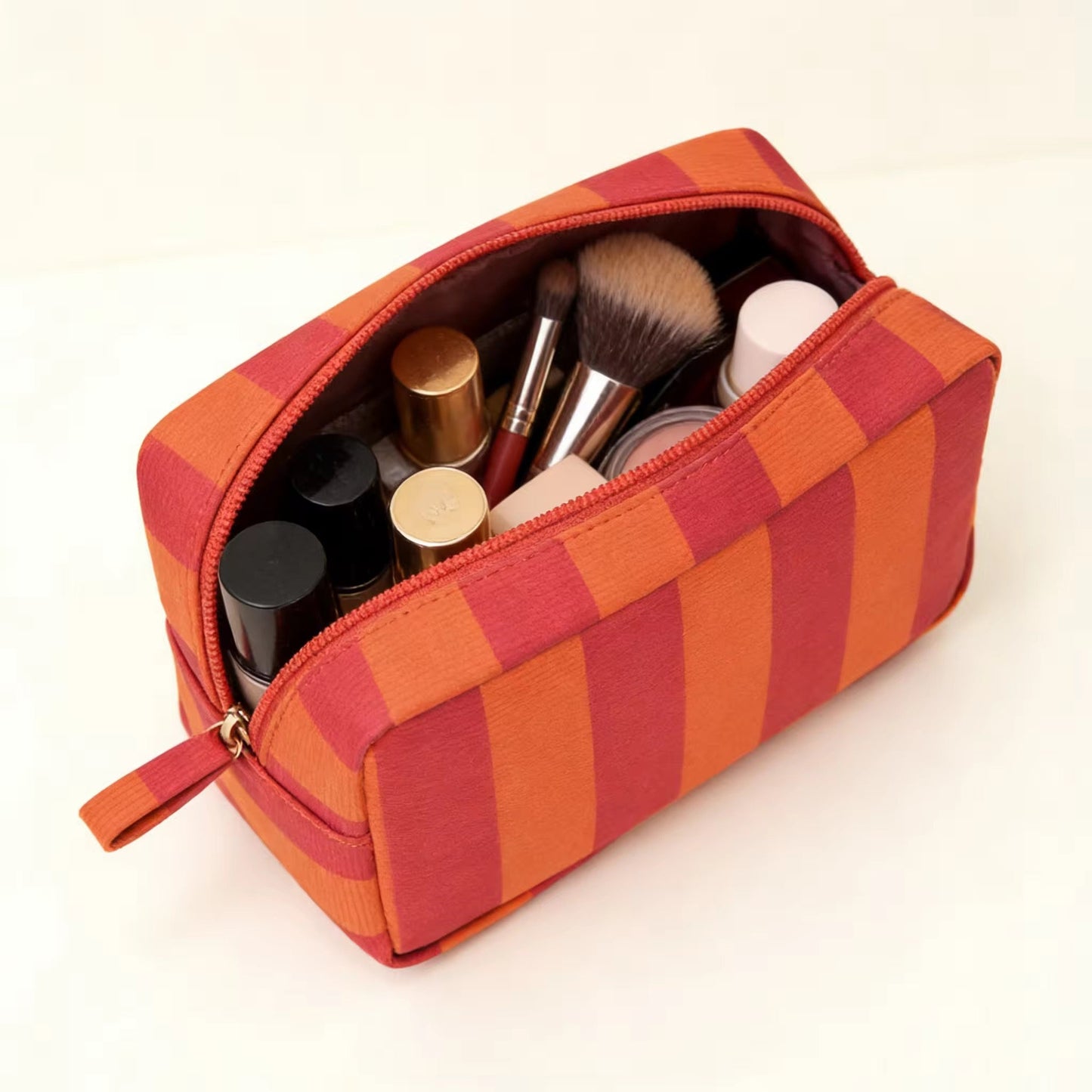 Canvas Stripe Travel Pouch - PREORDER 3/25-3/28