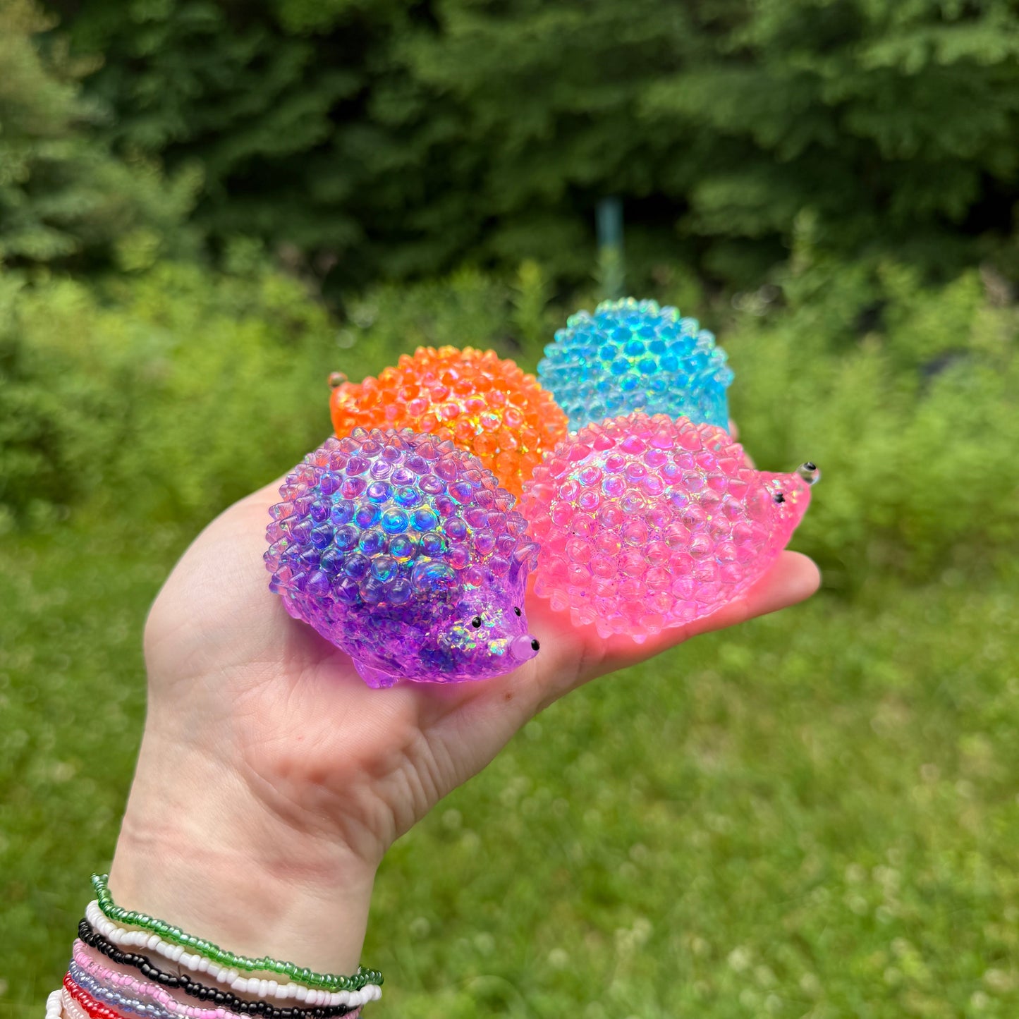 Squishy Toy - Glitter Hedgehog - PREORDER
