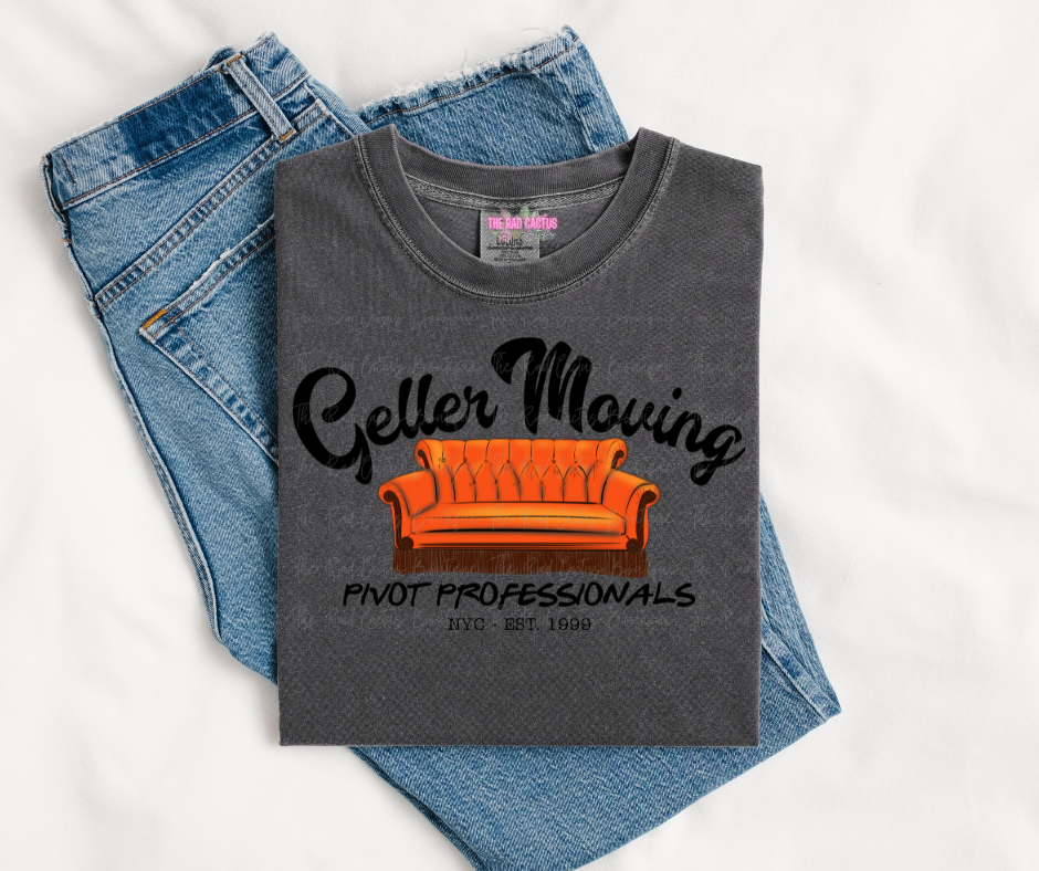 Black Ink Pivot Moving Co. Graphic Tee or Crewneck Sweatshirt