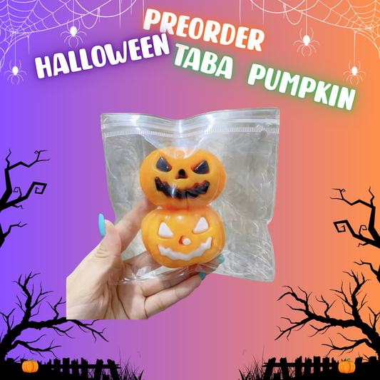 Squishy Toy - Halloween Taba Pumpkin - PREORDER ends 7/12