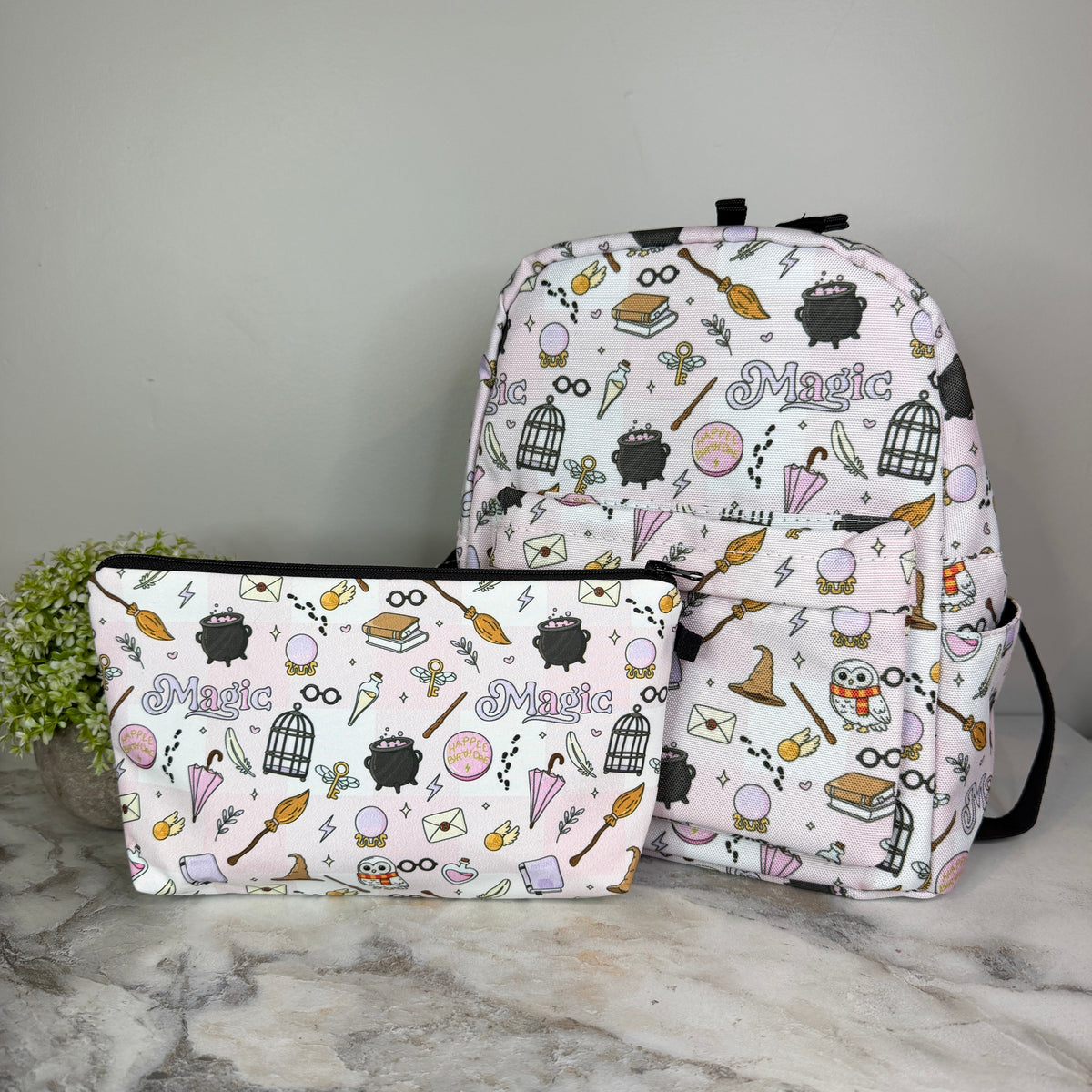 Mini Backpack - Magic Pink White - PREORDER