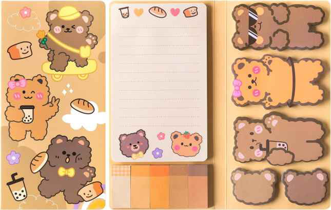 Sticky Note Booklet Set - Bears - PREORDER 6/21-6/24