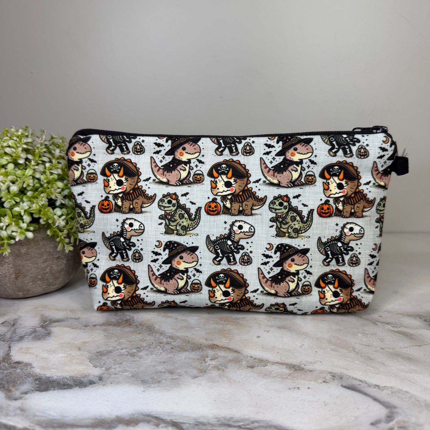 Pouch - Halloween Fall - Dinosaur Trick or Trear