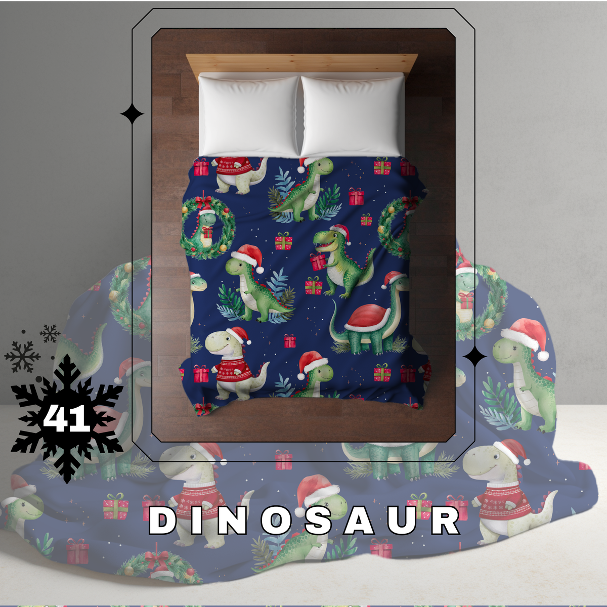 Blanket Christmas #41 - Dinosaur - PREORDER