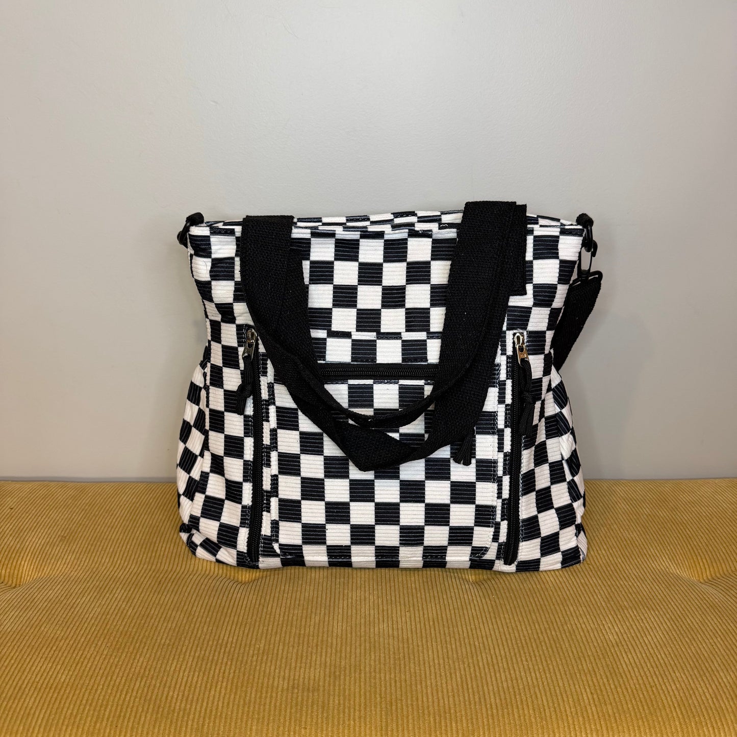 Caitlin Handbag - Corduroy Checker - PREORDER 3/4-3/7