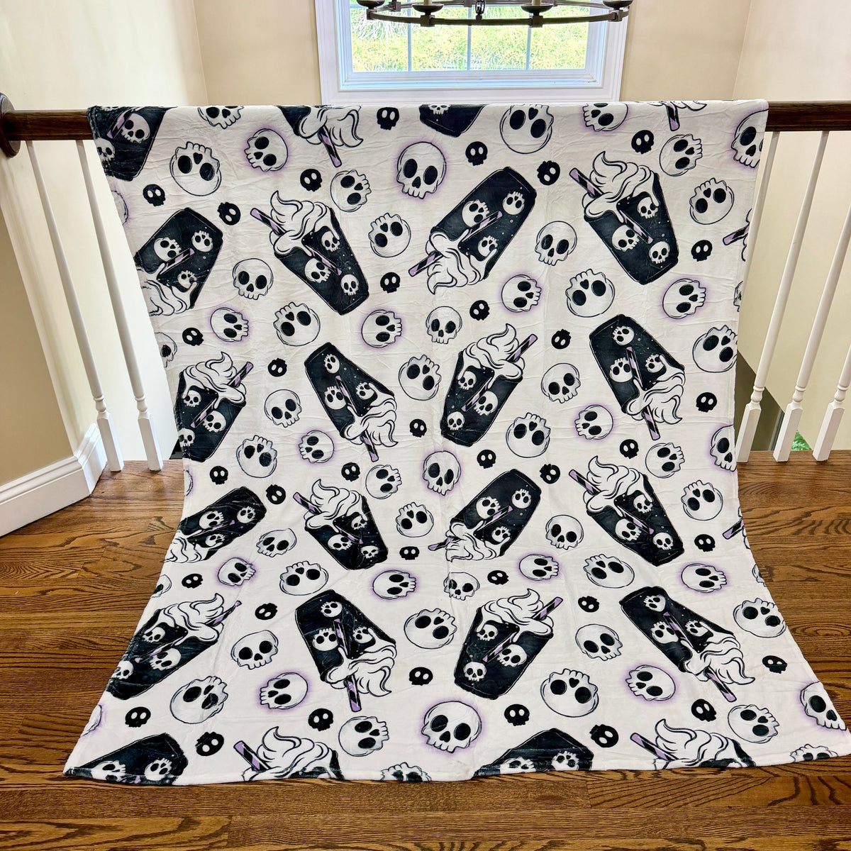 Blanket Halloween #8 - Coffee Skull White - PREORDER ends 7/25